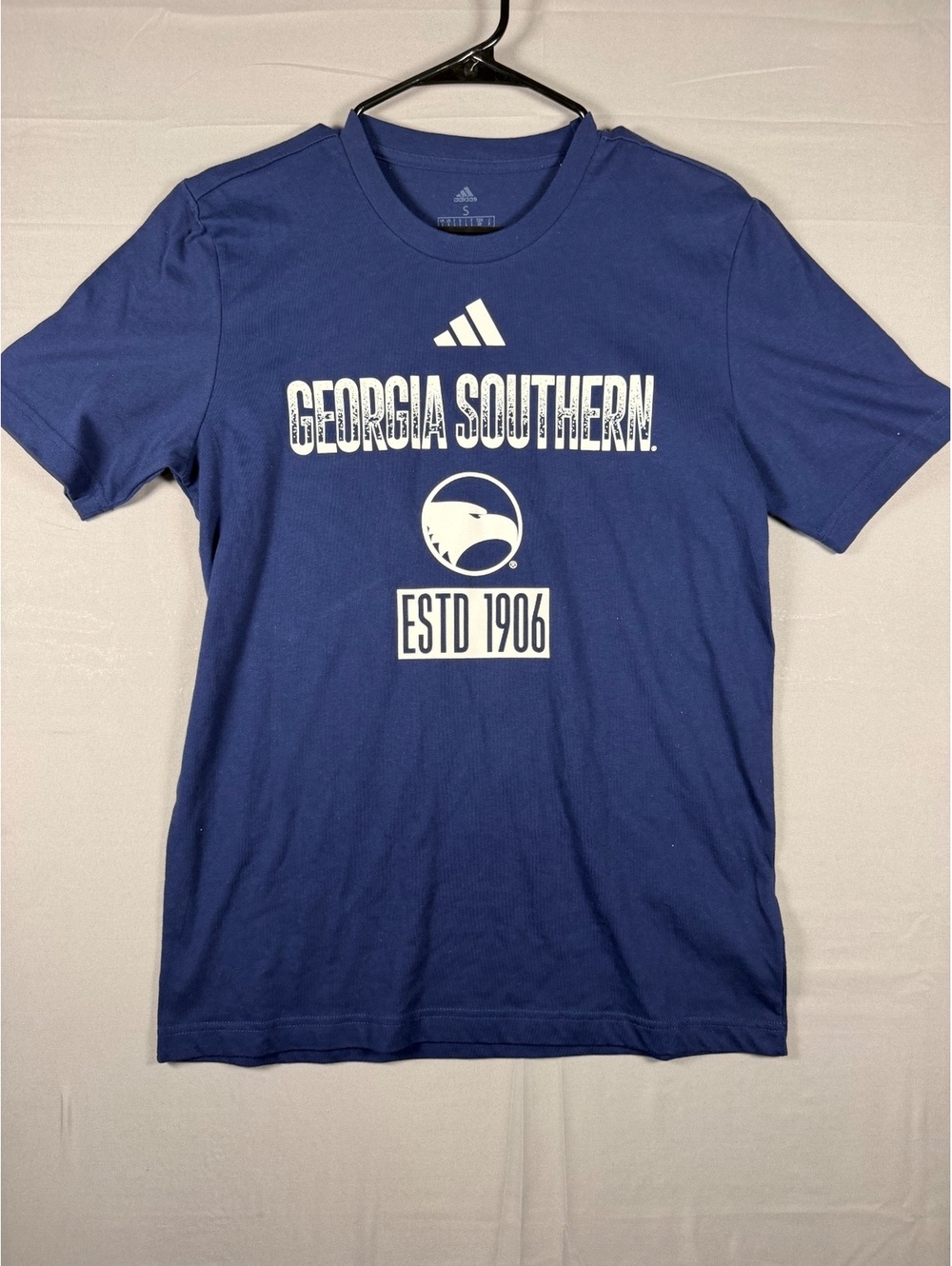 Adidas Georgia Southern University Blue Graphic T-Shirt Size Small